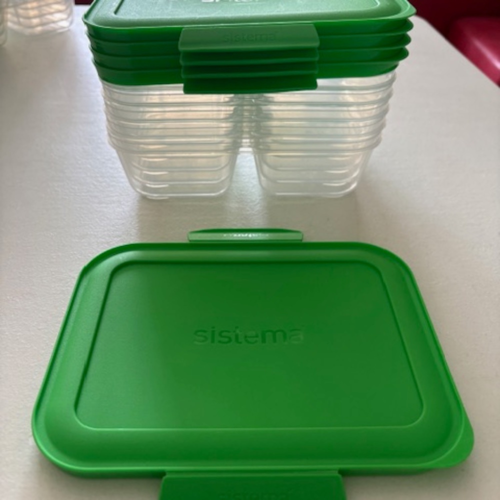 Sistema® NEST IT™ Meal Prep™ Containers (870 ml) 10-pack-Excellent Condition!